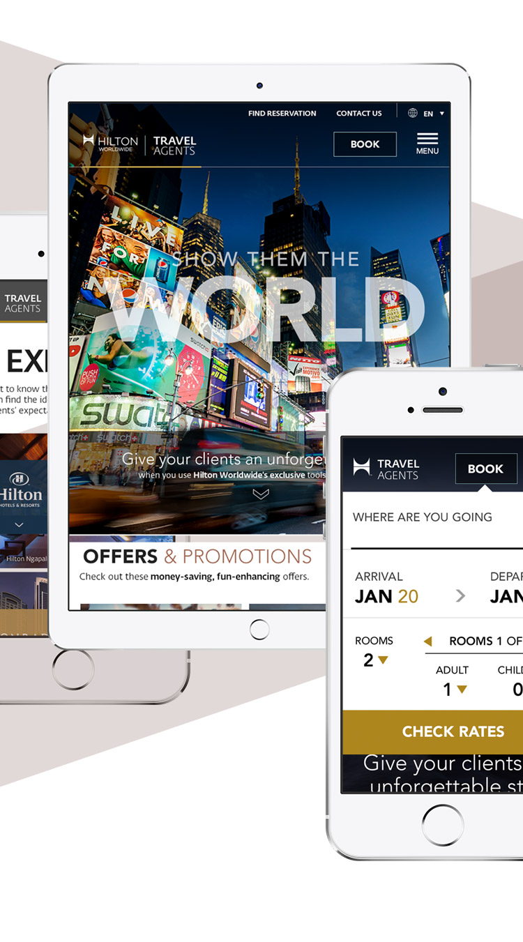 Responsive screens example